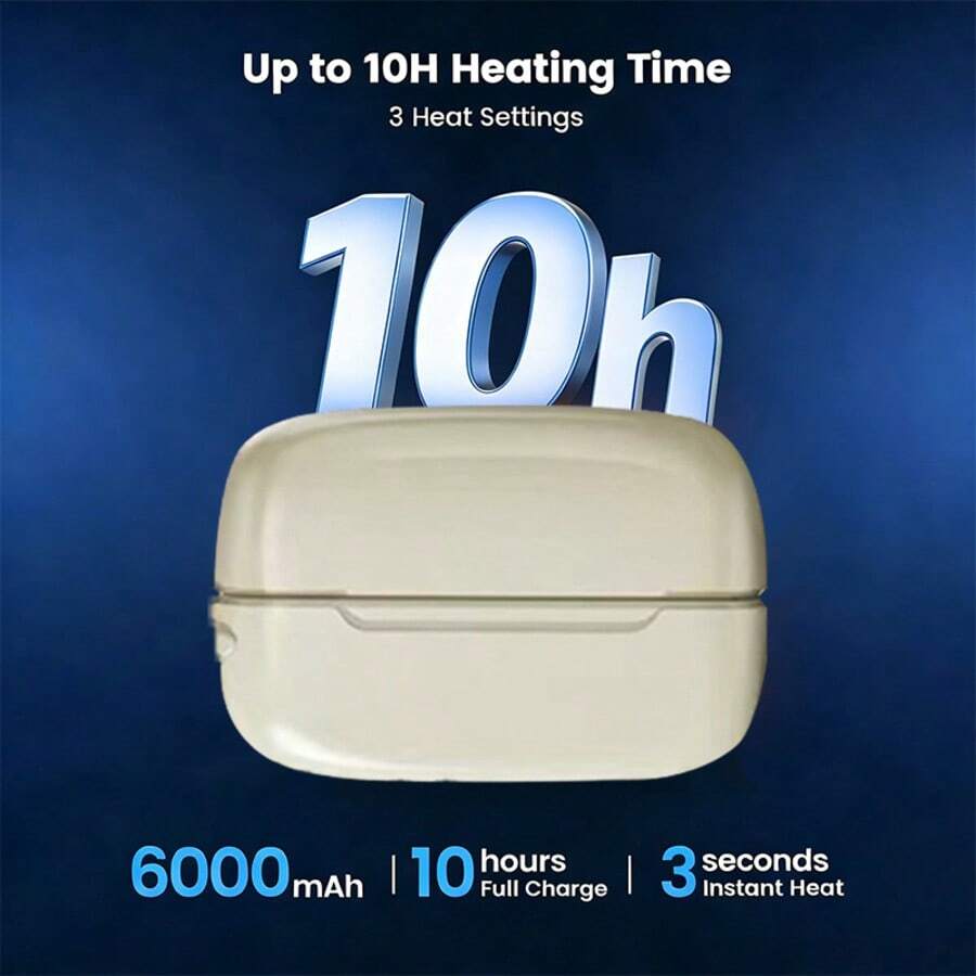 2 Pack Portable Rechargeable Hand Warmers, 2-In-1 Magnetic Pocket Hand Warmers With 3 Adjustable Heat Levels, Lightweight Compact Electric Hand Warmers For Women And Men, Winter Commuting Travel Camping And Daily Use